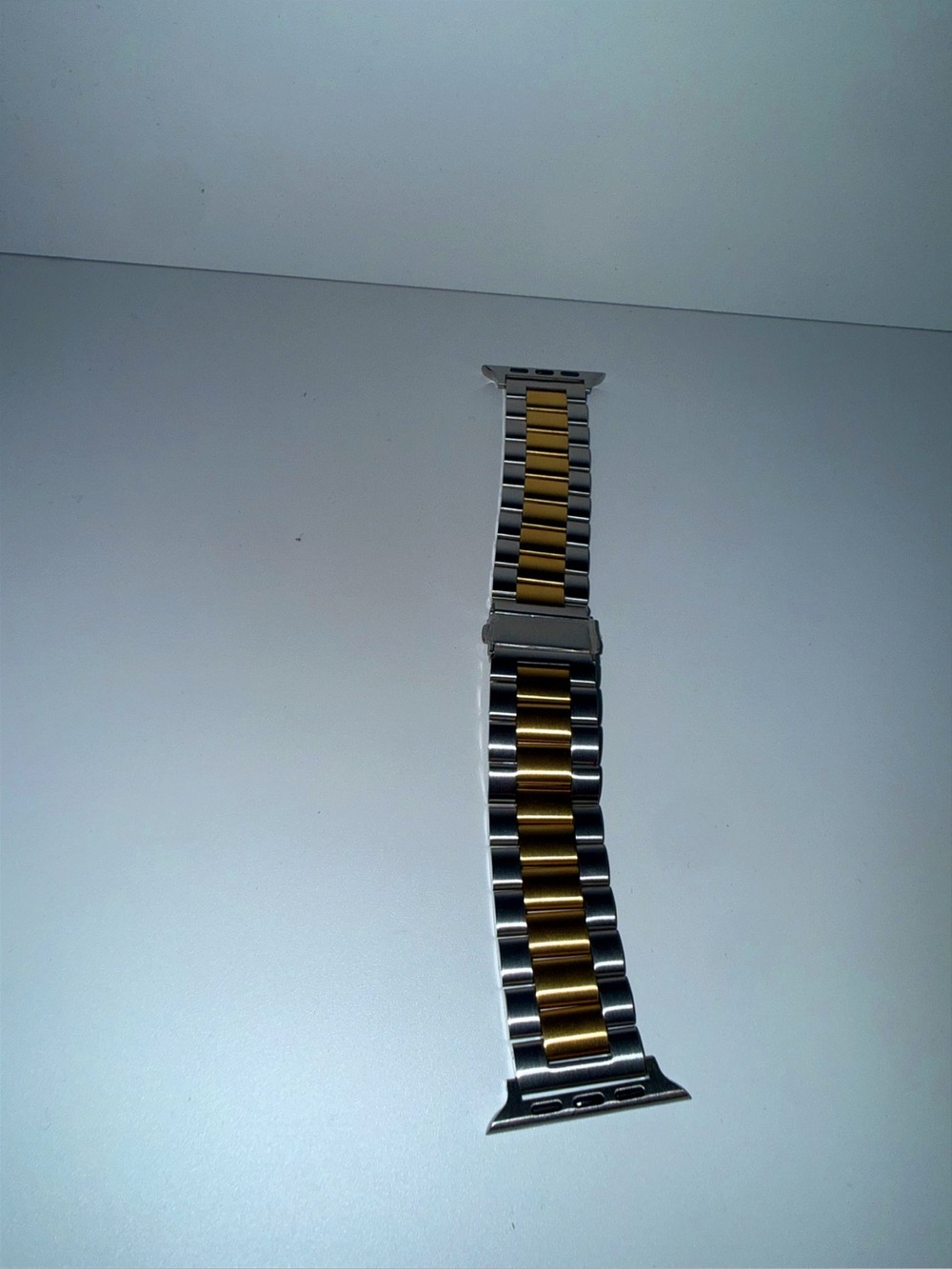 Apple Watch Two-Tone Metal Link Band – Silver & Gold